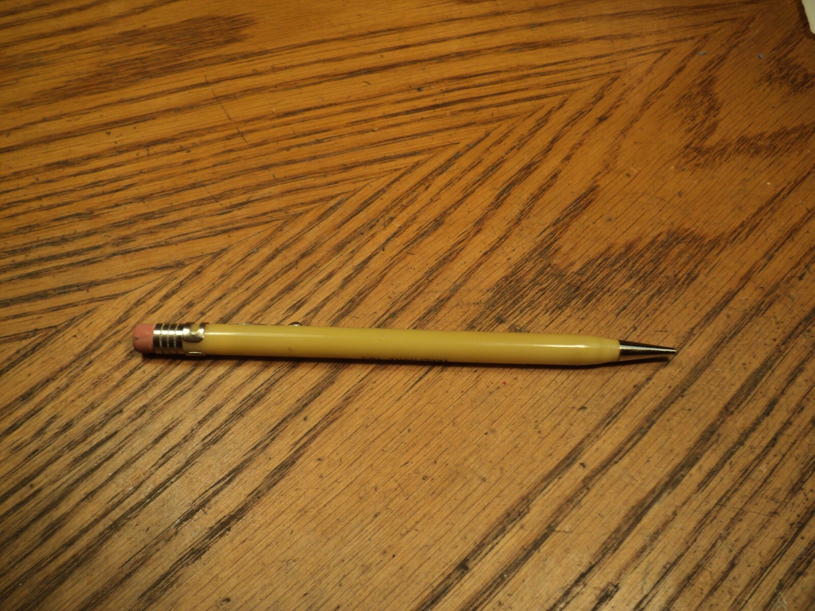 Vintage Mechanical Pencil A G Barton Waukon Iowa 5-1/2″ Long Unbranded