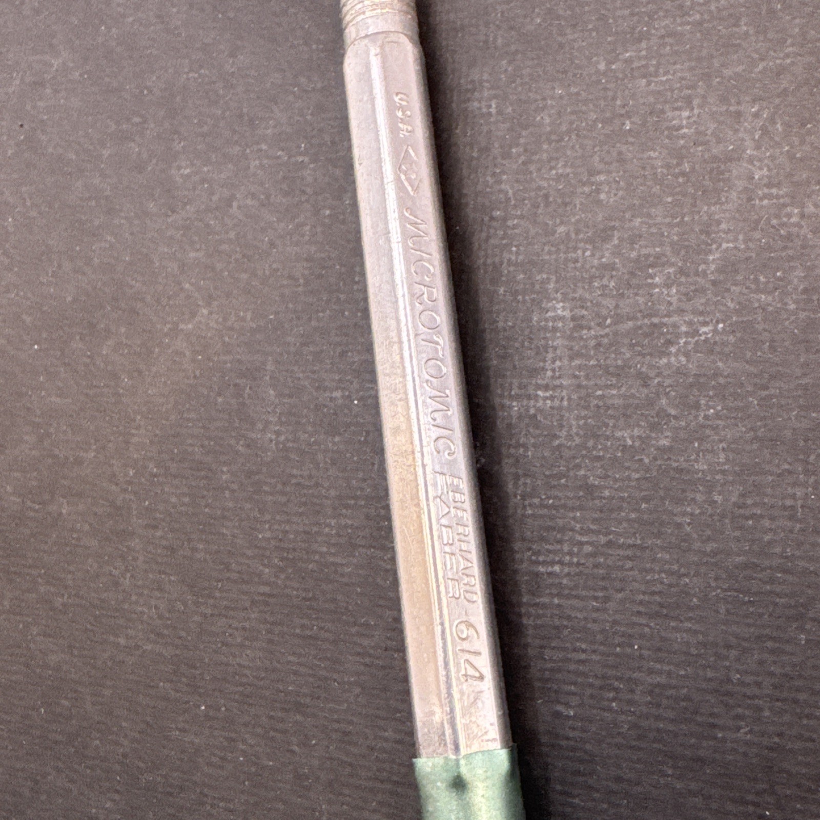 Vintage Eberhard Faber Microtomic 614 Mechanical Pencil Aluminum USA Rare 70’s