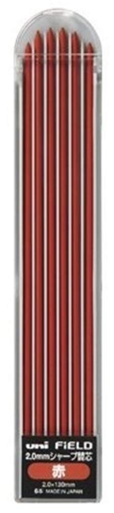 Uni Mechanical Pencil Field 2.0mm Replacement Core Red 18 Leads Sticky Notes