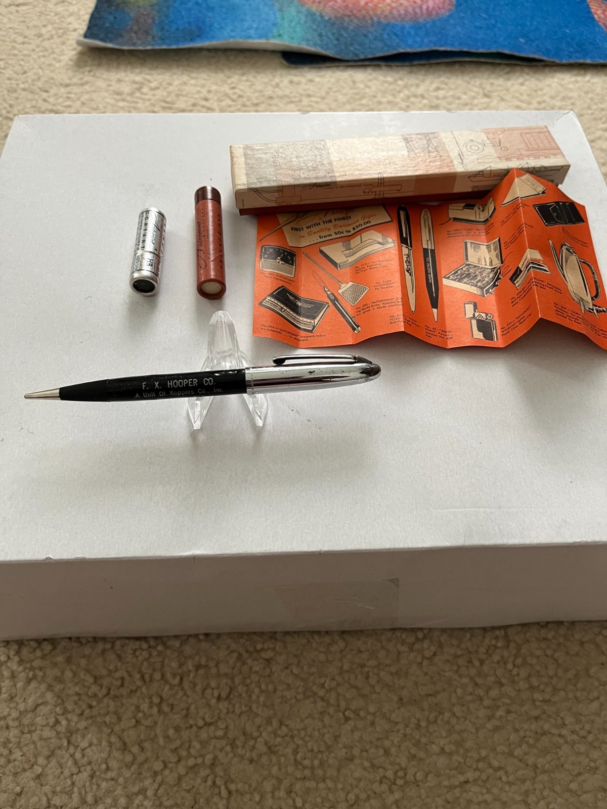 VINTAGE AUTOPOINT MECHANICAL PENCILS 1950 LOT OF 3 PENCILS TOTAL NOS
