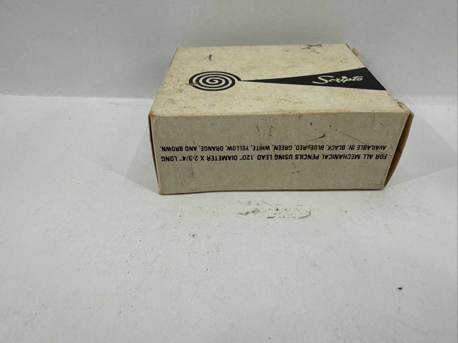 Vintage NEW Scripto Thick Lead G920 Vintage Black 12 Packs