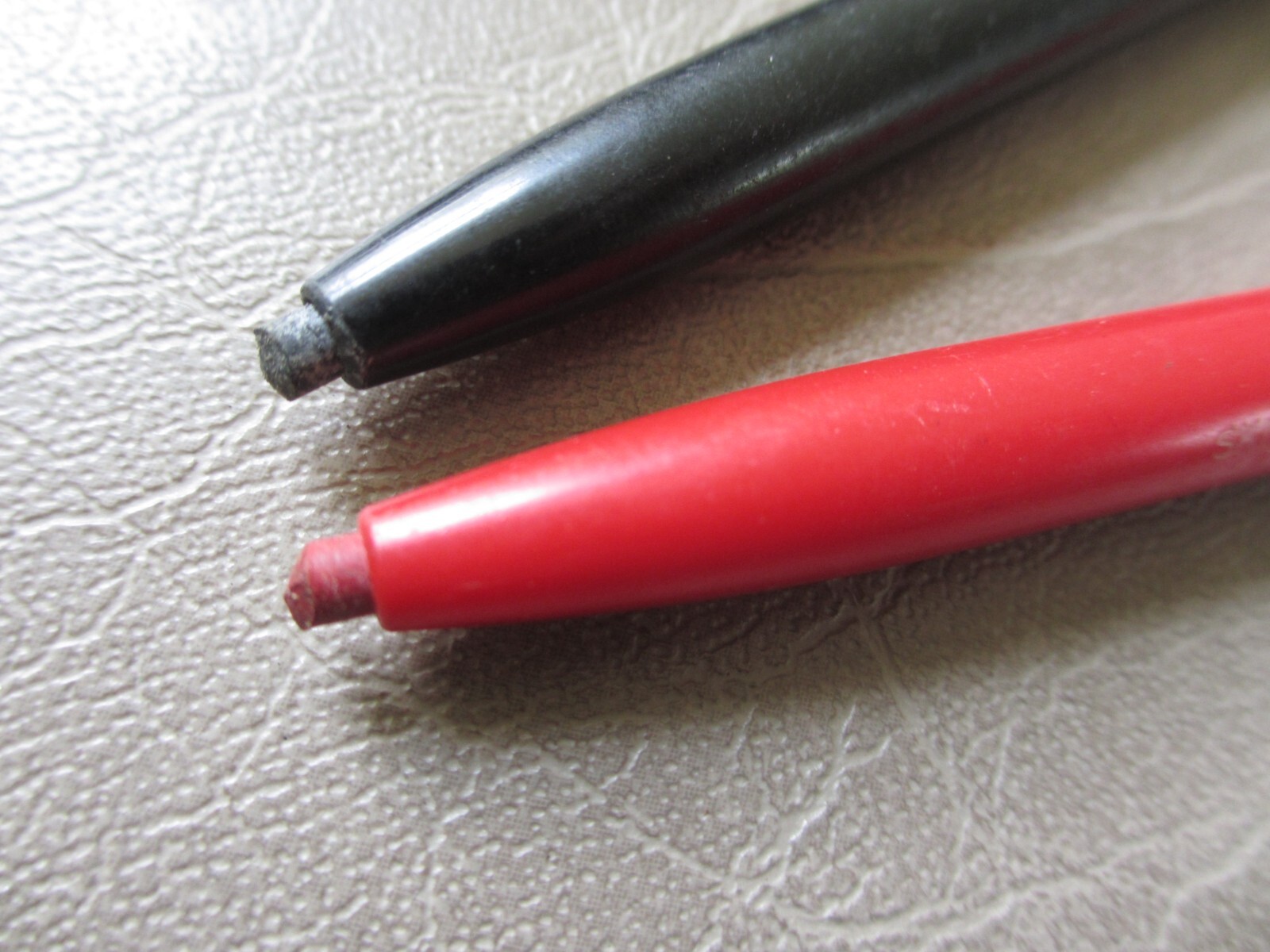 6 SKILCRAFT Mechanical Glass Marker Black & Red Wax Pencils U.S. Government Lot