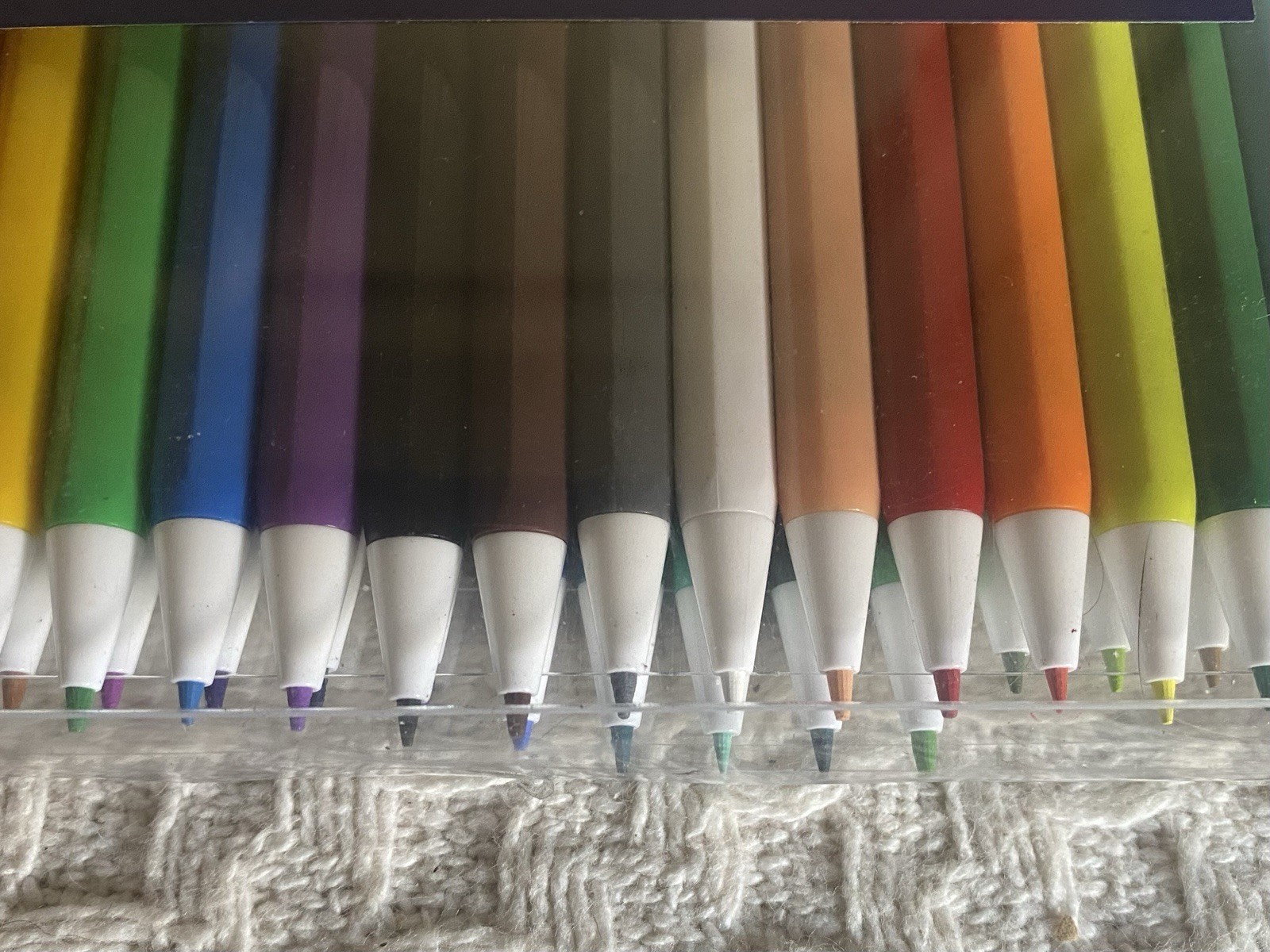 June Gold 36 Vibrant Colors 2.0 mm Mechanical Pencils & 36 Extra Refills NEW