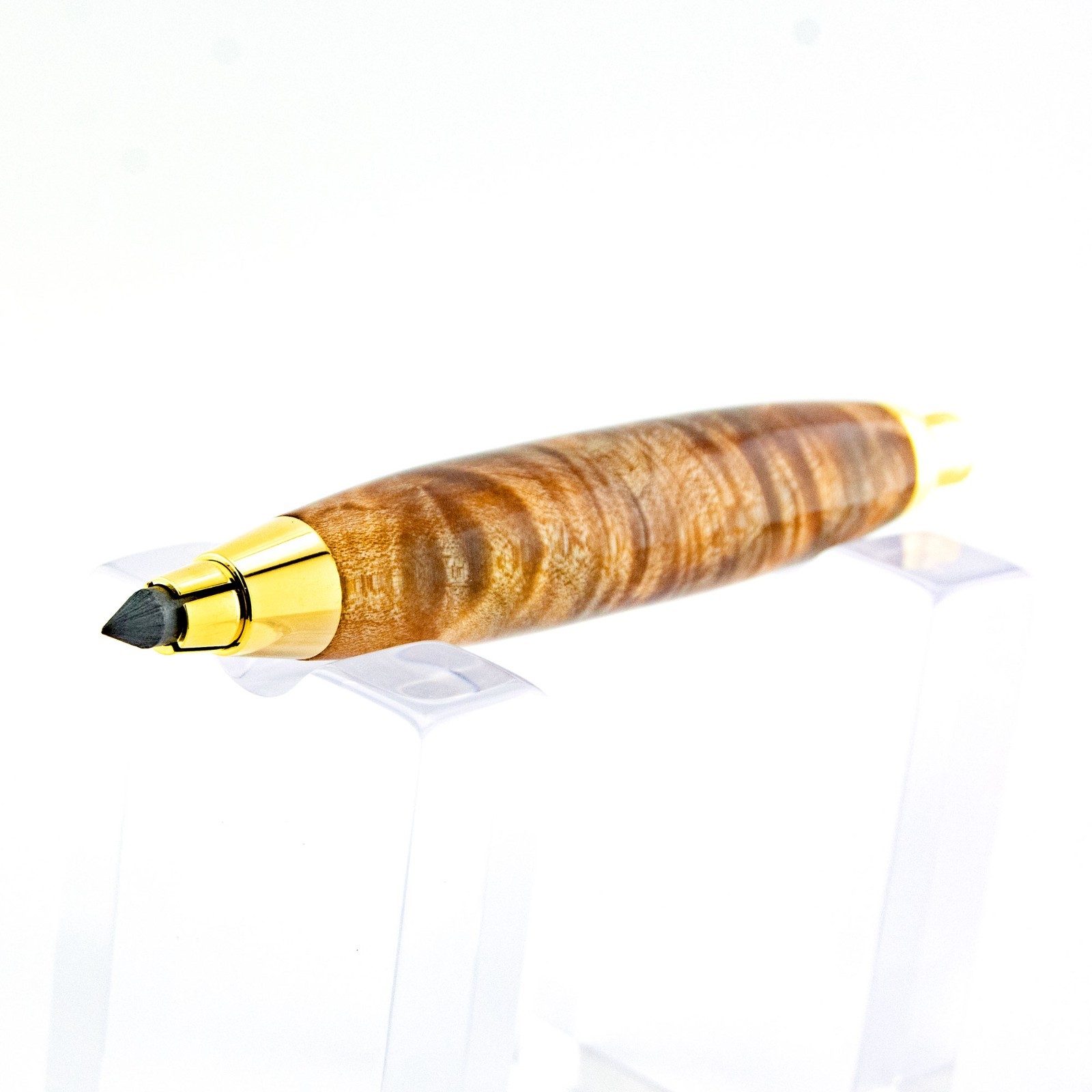Artisan Handcrafted 5.6mm Lead Holder Clutch Artist Sketch Pencil Maple Wood