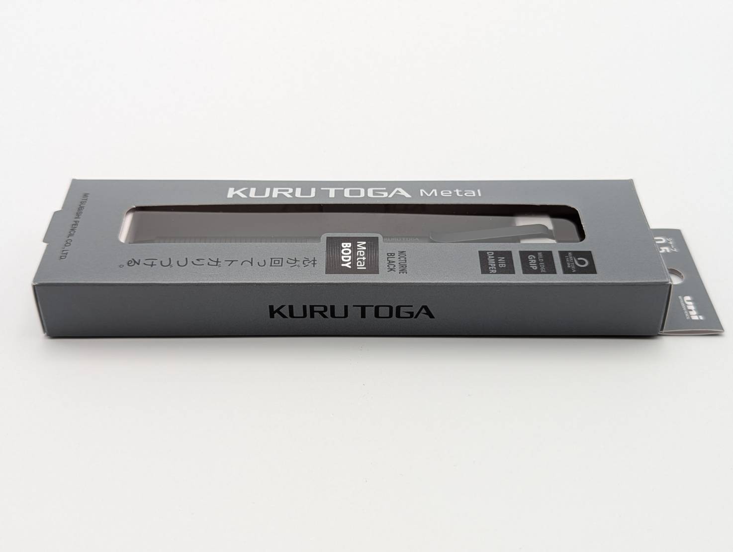 Uni Kuru Toga Metal Mechanical Pencil 0.5mm M5-KH1P24 Nocturne Black