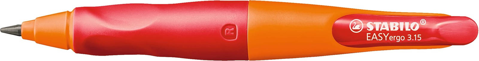 EASYergo 3.15 Ergonomic Mechanical Pencil RightHanded Orange/Red 1 Pack