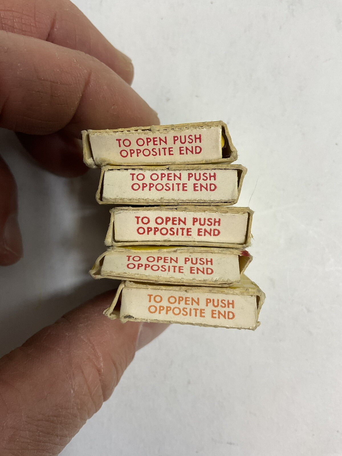 Listo Yellow Leads No 162 Vintage Lot Of 5 FoundArtShopCom