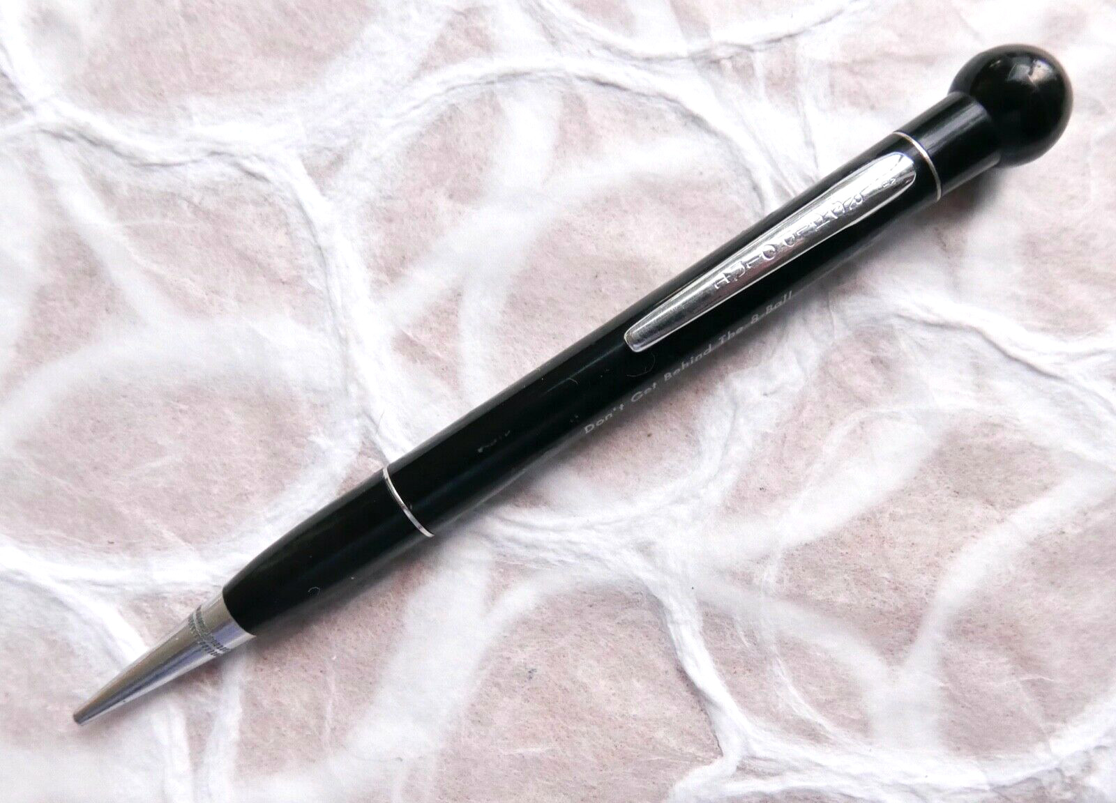 Vintage Redipoint 8-BALL Guthrie Auto Supply Advertising Mech Pencil Iowa G3