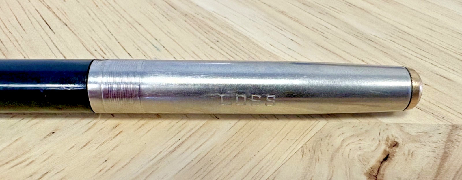 Vintage Parker 51 Mechanical Pencil Black Barrel Brushed Steel Cap