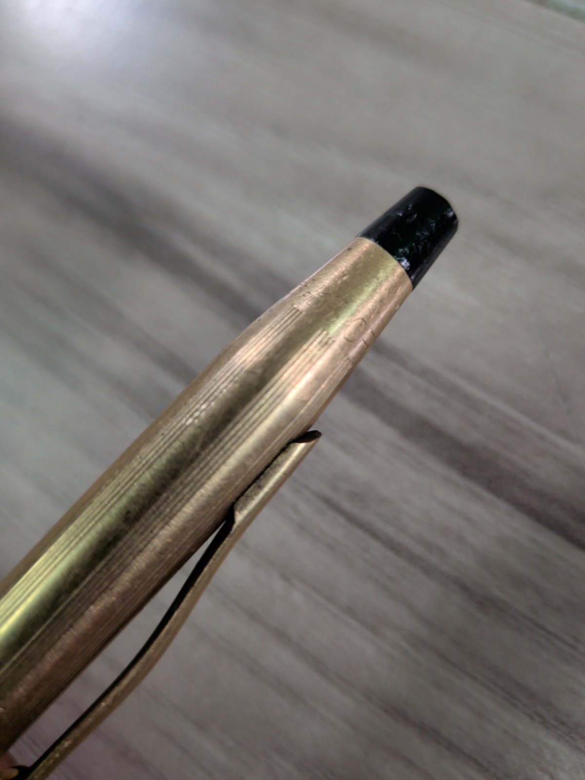 Vintage Cross Mechanical Pencil 1/20 12 KT Gold Filled Made In USA ( WORKING )