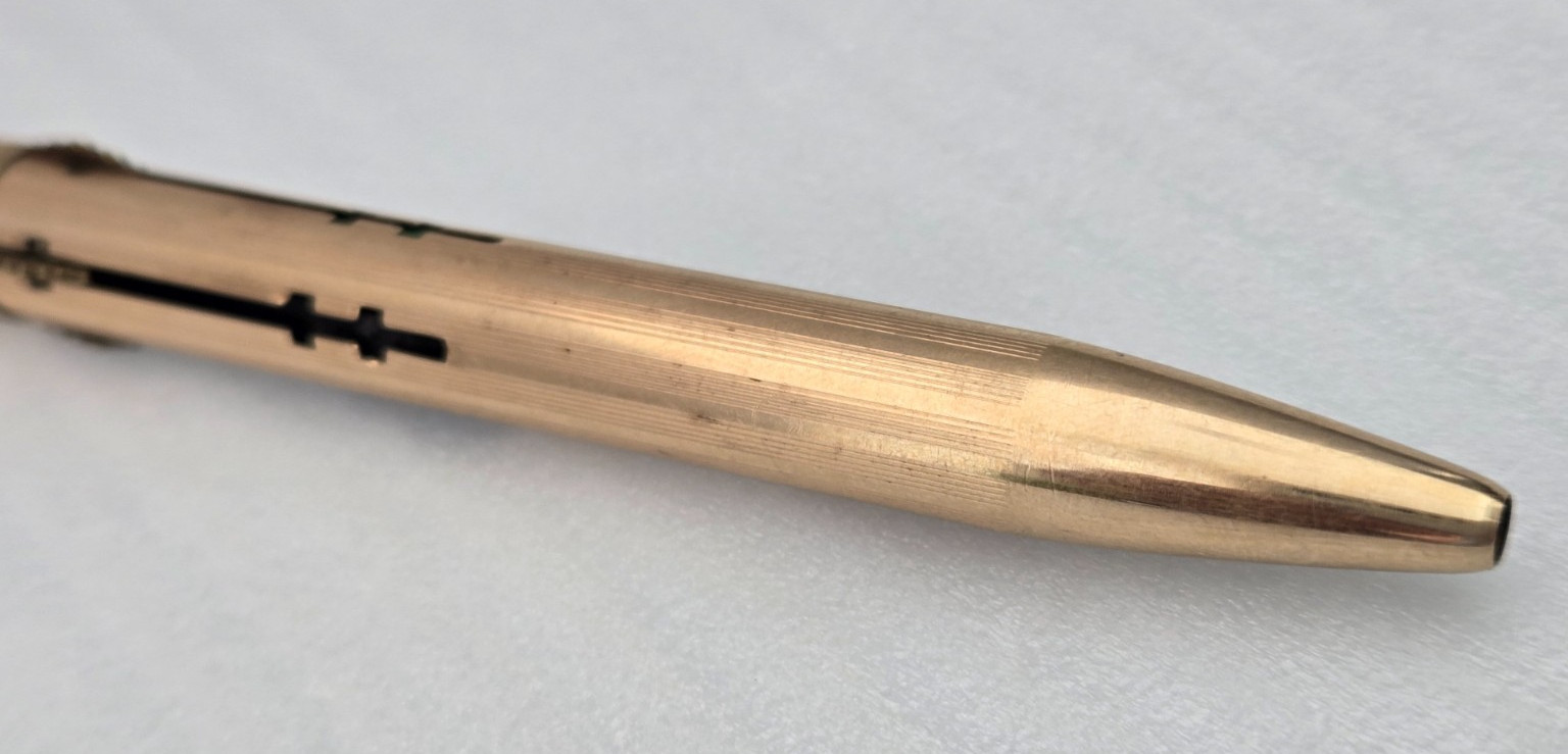 Vintage EVERSHARP 4 Color Mechanical Pencil 14K Gold Filled 1/10 Norma USA Work