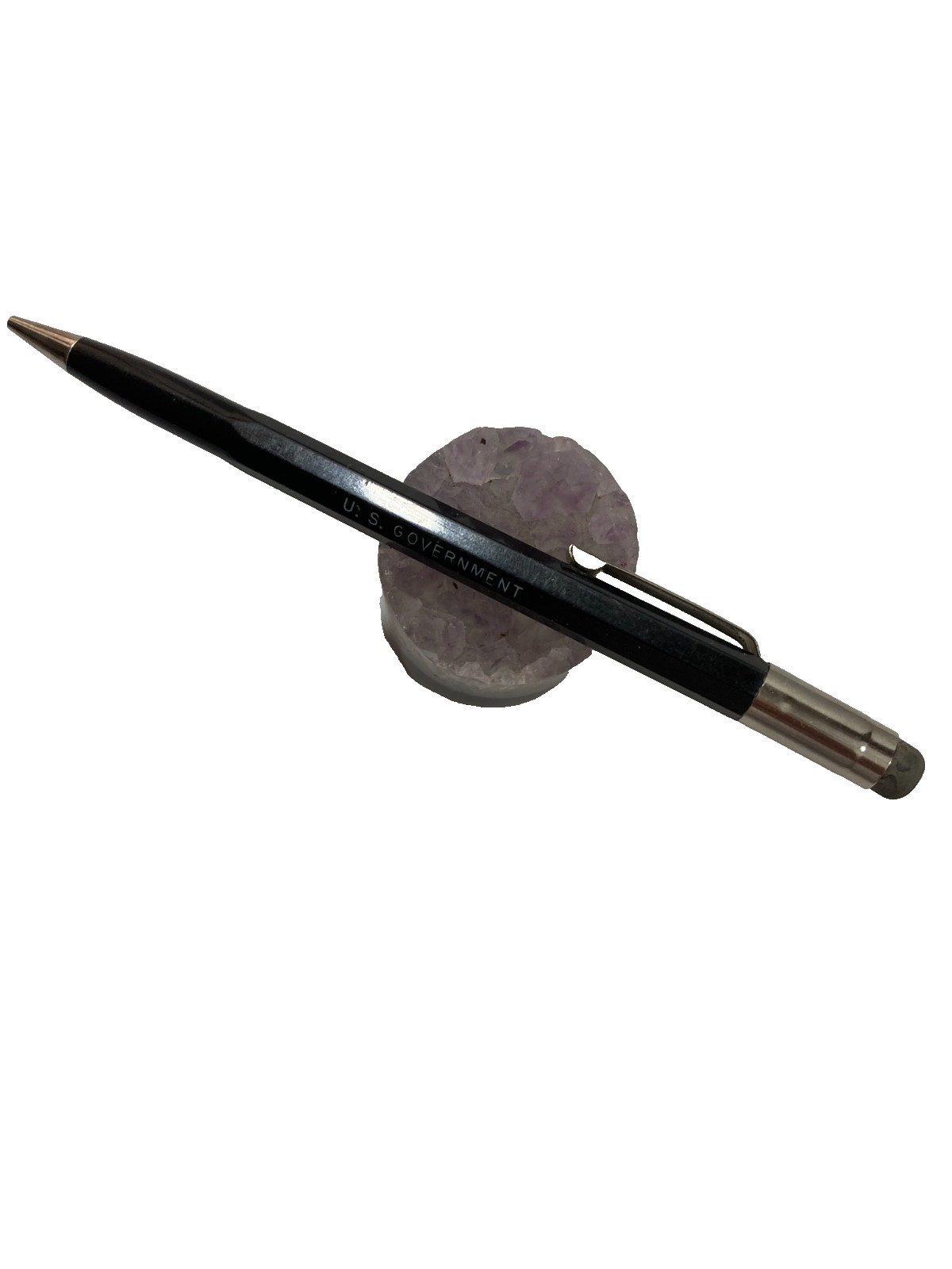 Vintage Skilcraft Mechanical Pencil U.S. Government 1970’s Black Twist