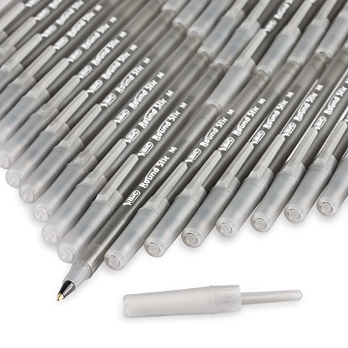 Round Stic Xtra Life Ballpoint Pen, Medium Point 144 Count (Pack of 1)