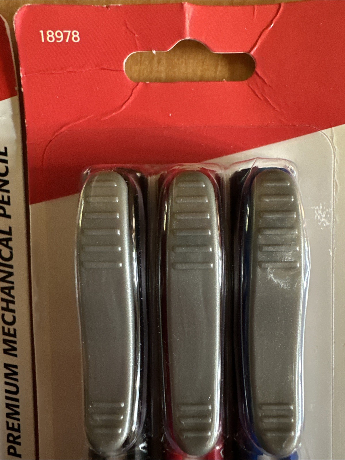 Pentel Twist-Erase III Mechanical Pencil 0.7mm Black Set of 3 w Clic Erasers LOT