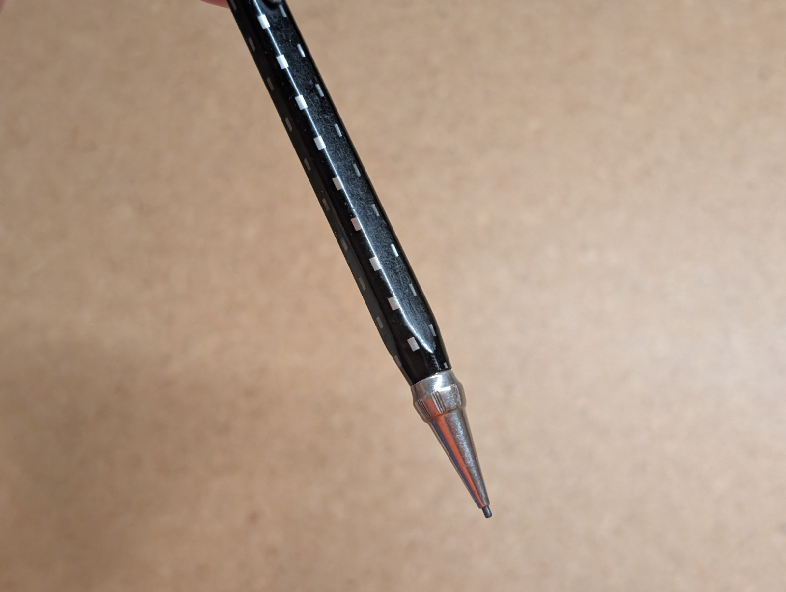 Wahl-Eversharp Square 4 Mechanical Pencil Twist Actuation Black White Squares
