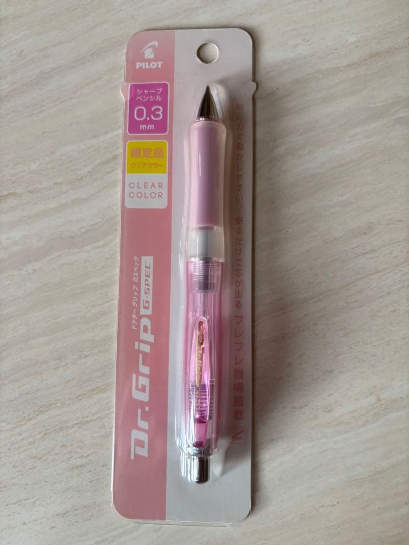 Doctor Grip G Spec Dr.Grip Clear Pink Mechanical Pencil