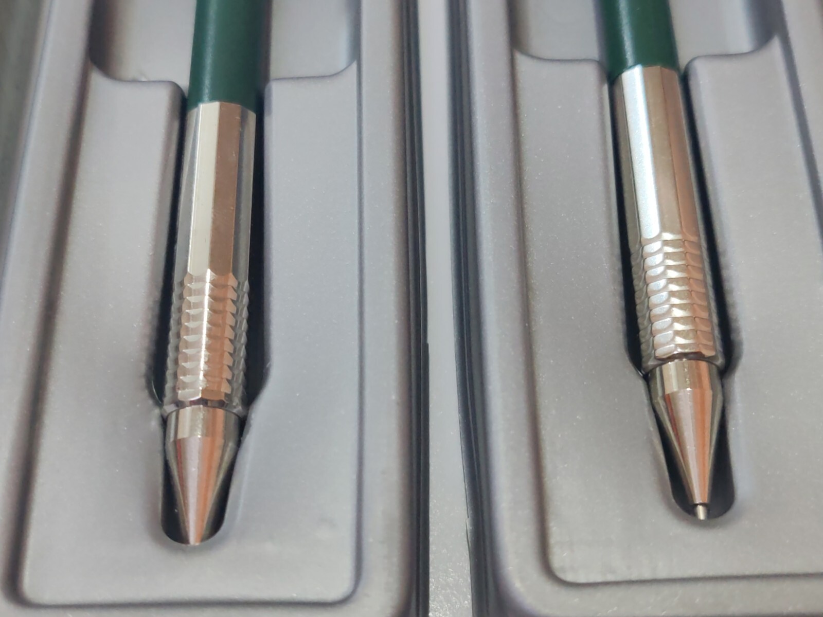 Vtg 2Pcs Nos FABER-CASTELL XFL-K FINE L 0.3+0.9mm Drafting Mechanical Pencil 80s