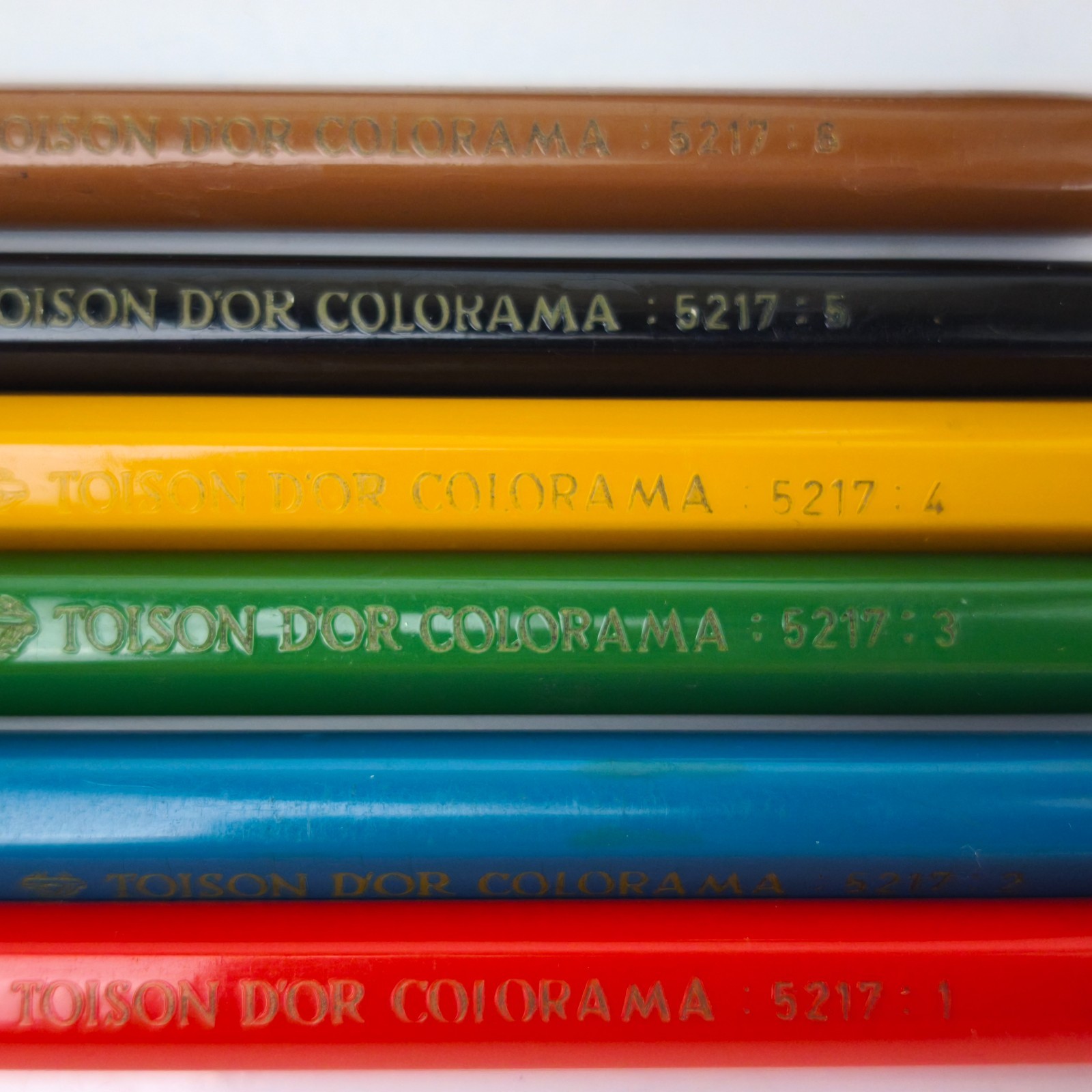 Vintage Mechanical Pencils Set of 6 TOISON D’OR COLORAMA 5217 Bohemia Works#6184