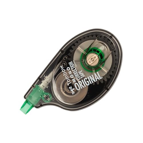 68627 MONO Correction Tape, Non-refillable, White, 1/6″ x 2 Count (Pack of 1)