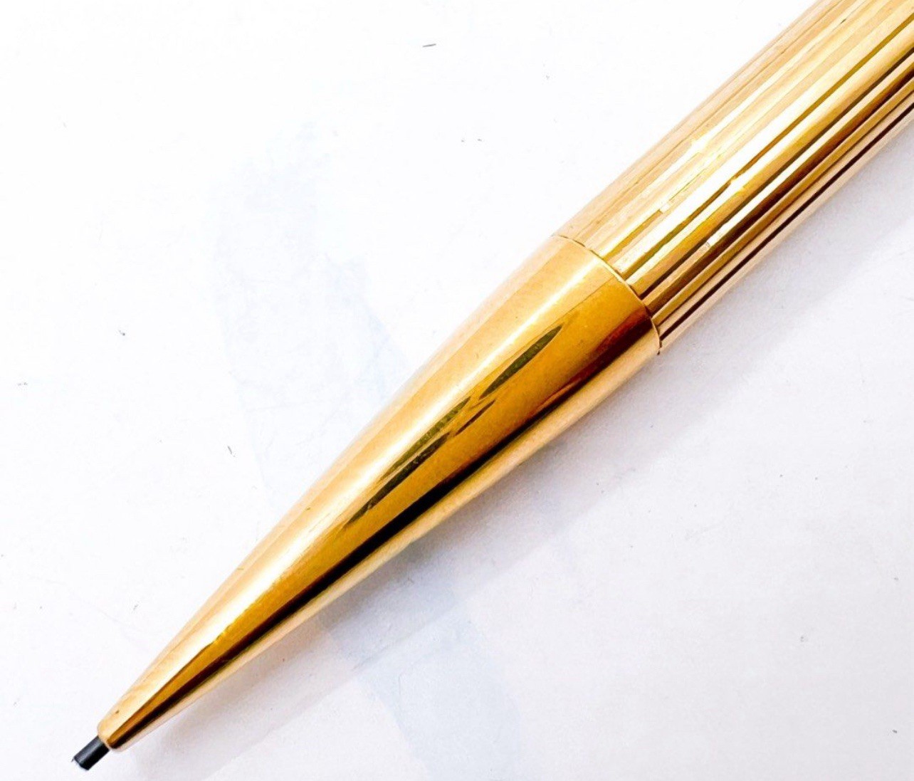 Montblanc Noblesse Gold Plated Mechanical Pencil 0.9 Functional Good Condition