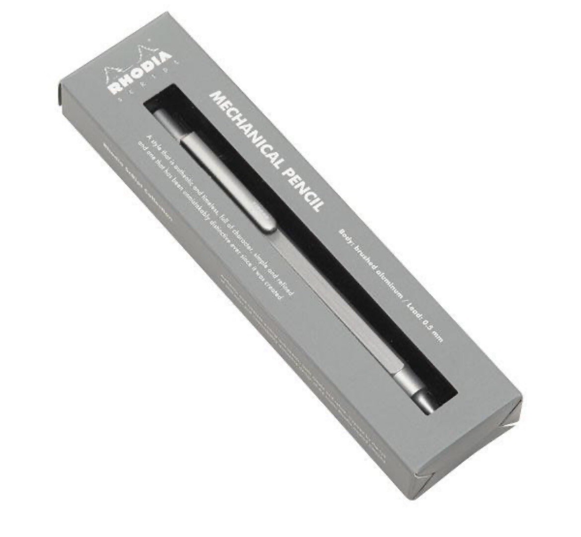 RHODIA (Rodia) Script Mechanical Pencil 0.5mm Silver cf9291