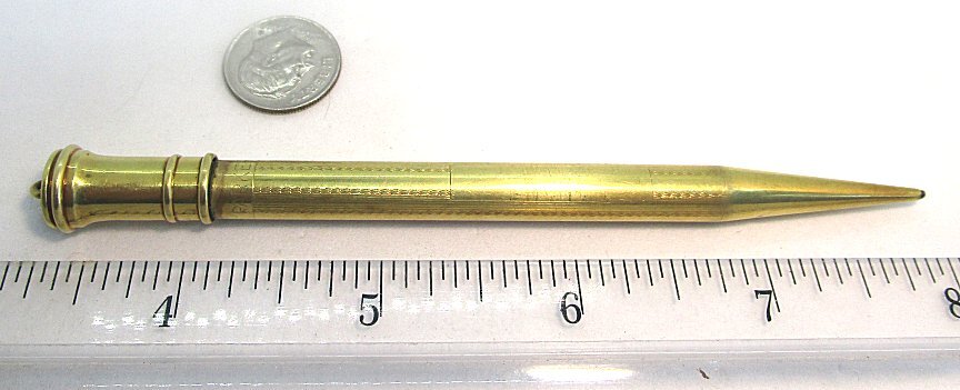 Vintage PARKER Gold Filled Mechanical Pencil Pendant 18.0 grams