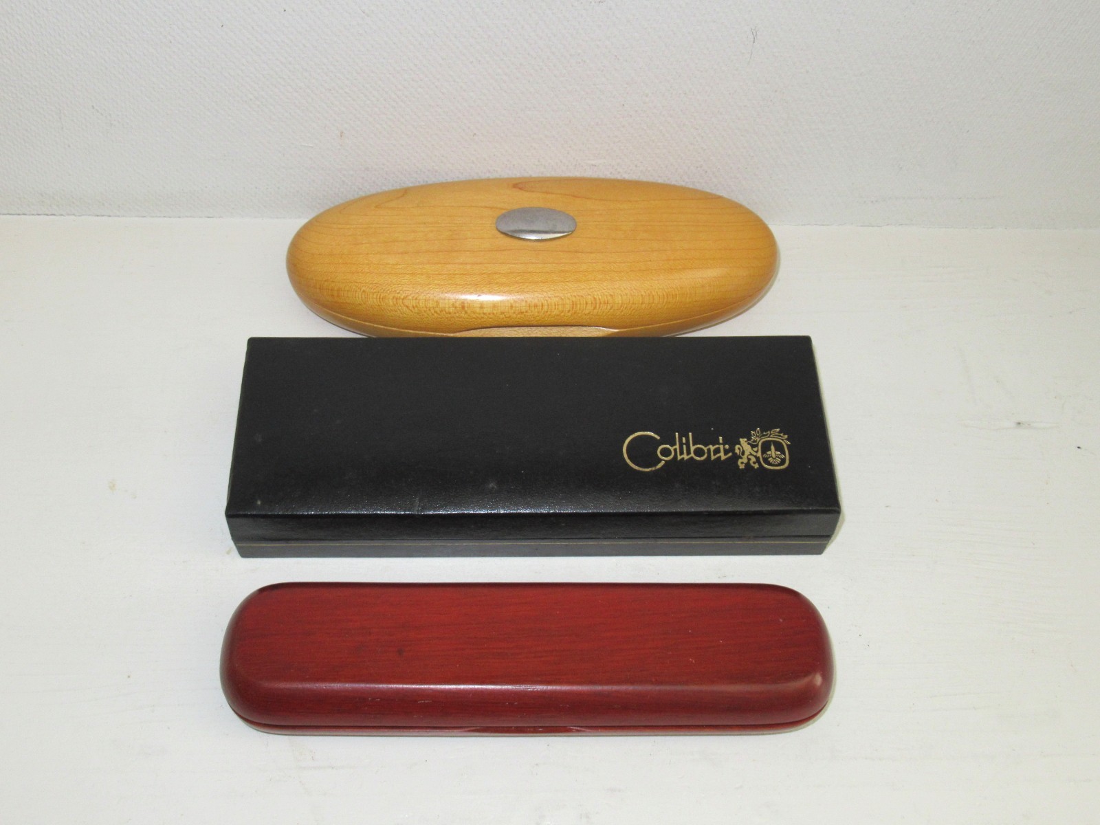 3 Vintage Ink Pens & Mechanical Pencil Colibri & More All Boxed