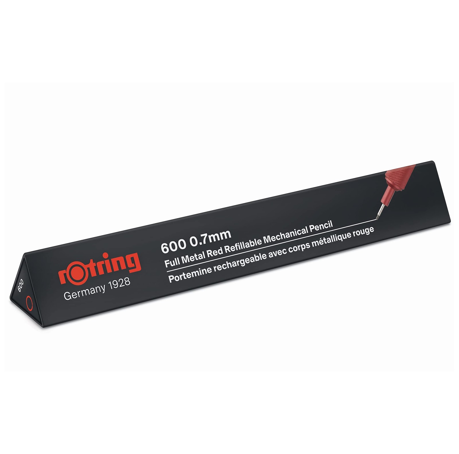 Mechanical Pencil HB 0.7mm | All-Metal Hexagonal Body for Precision Drawing