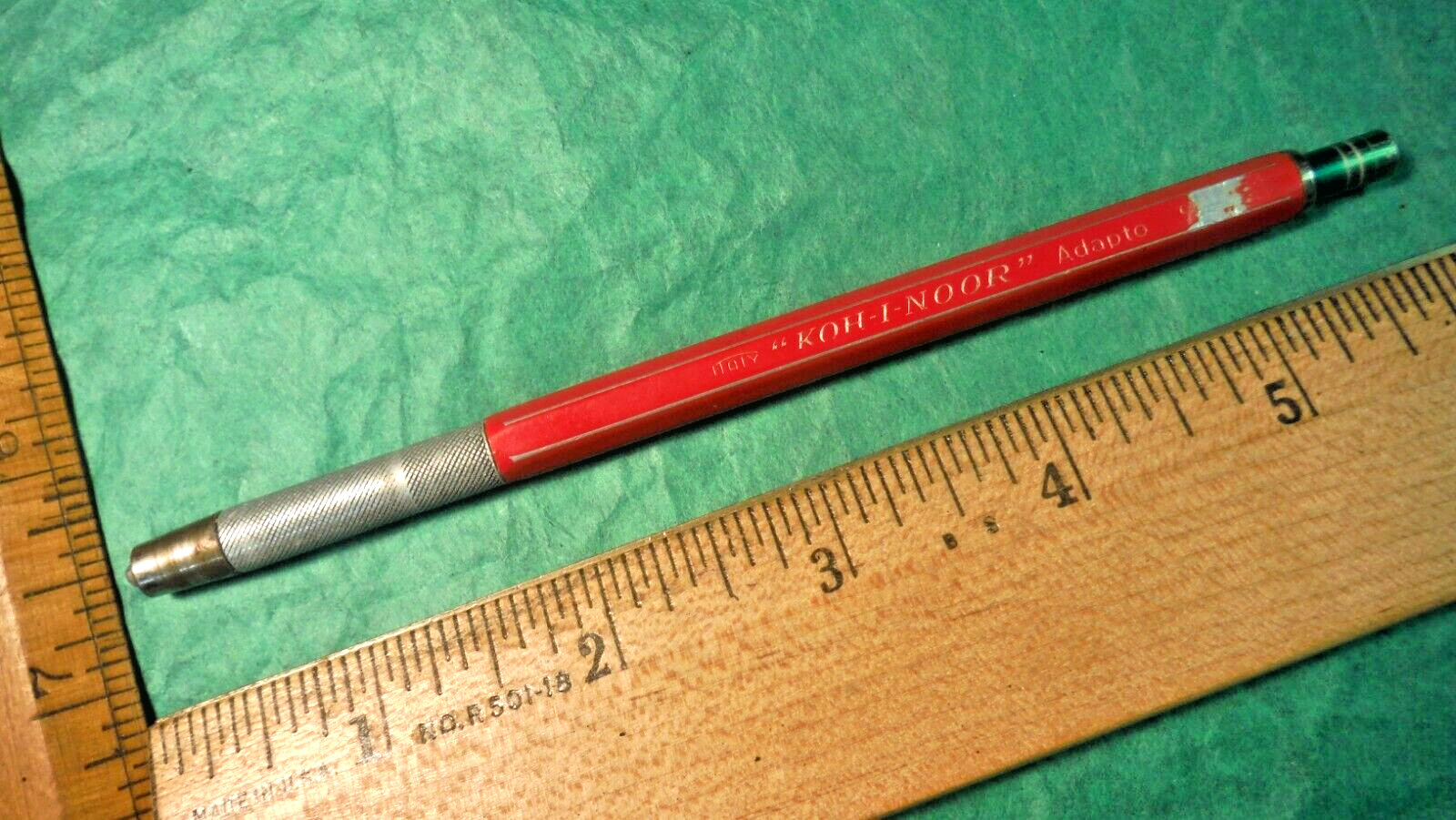 Drafting Drawing Mechanical Pencil Red Italy KOH-I-NOOR 5611 ADAPTO