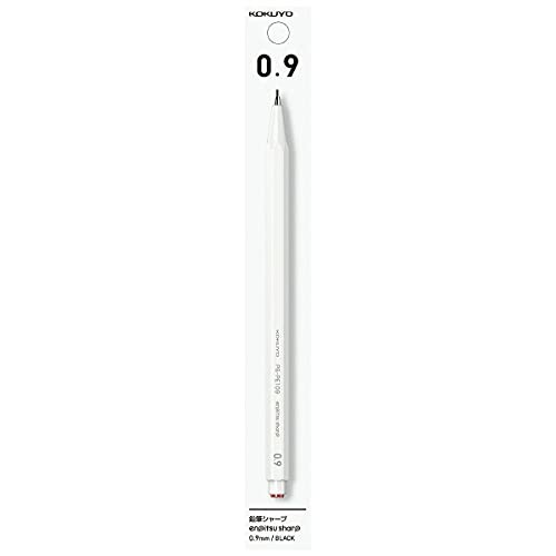 KOKUYO Mechanical Pencil (Hanging Pack) 0.9mm White PS-PE109W-1P 10-Piece Set