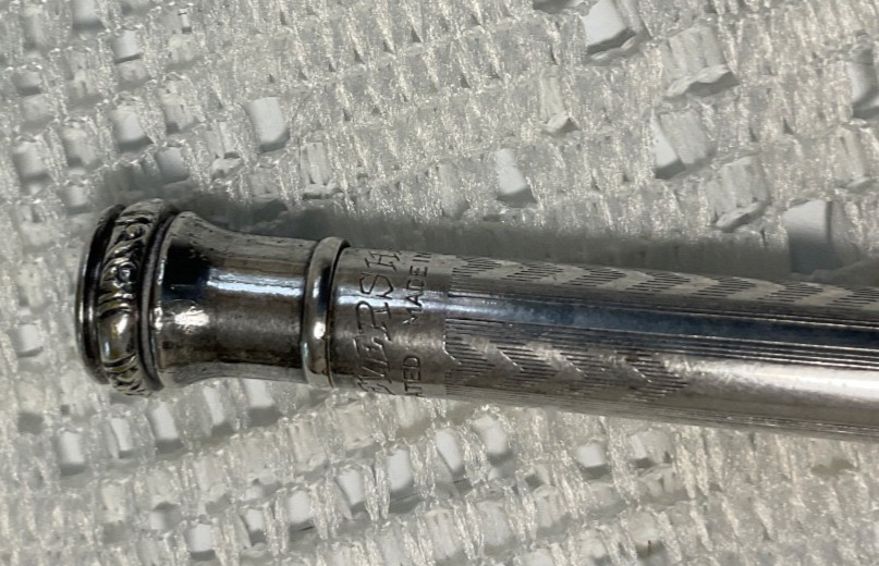 Wahl-Eversharp Silver Plate Mechanical Pencil -4”-Working – USA- Early 1920’s