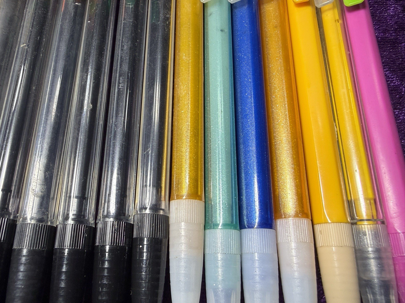 Bic Mechanical Pencil Lot 0.7mm 0.9mm Assorted Sparkle Clear Xtra Smooth
