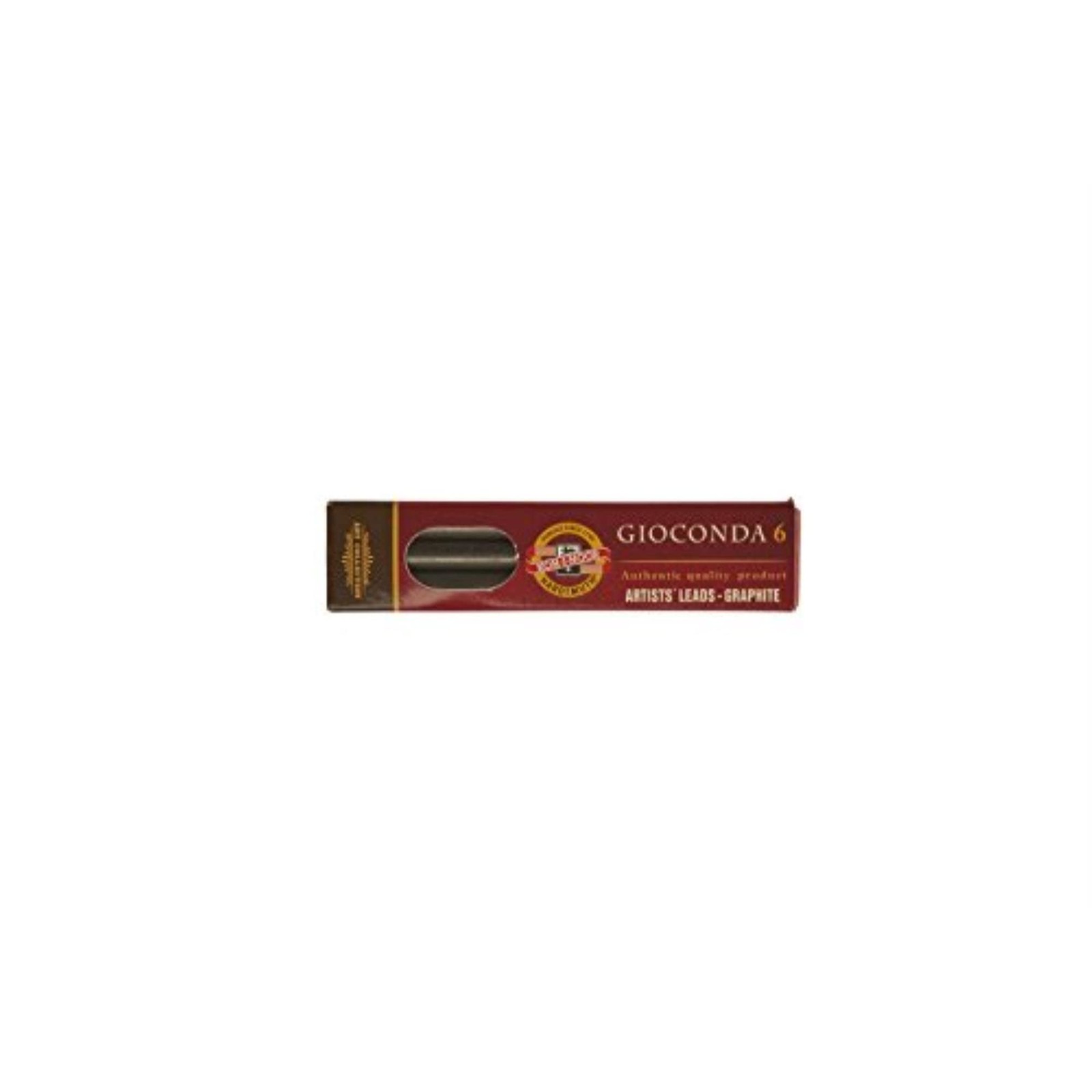 Hardtmuth Graphite Leads 4B Degree 5.6mm x 80mm Lead Box of 6 Art Sketch Refill