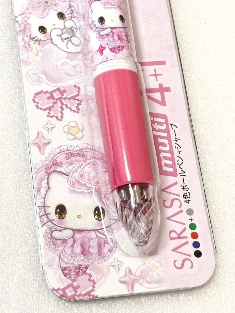 [New and unopened] Zebra Sarasa Multi 4+1 Hello Kitty & Charmy Kitty