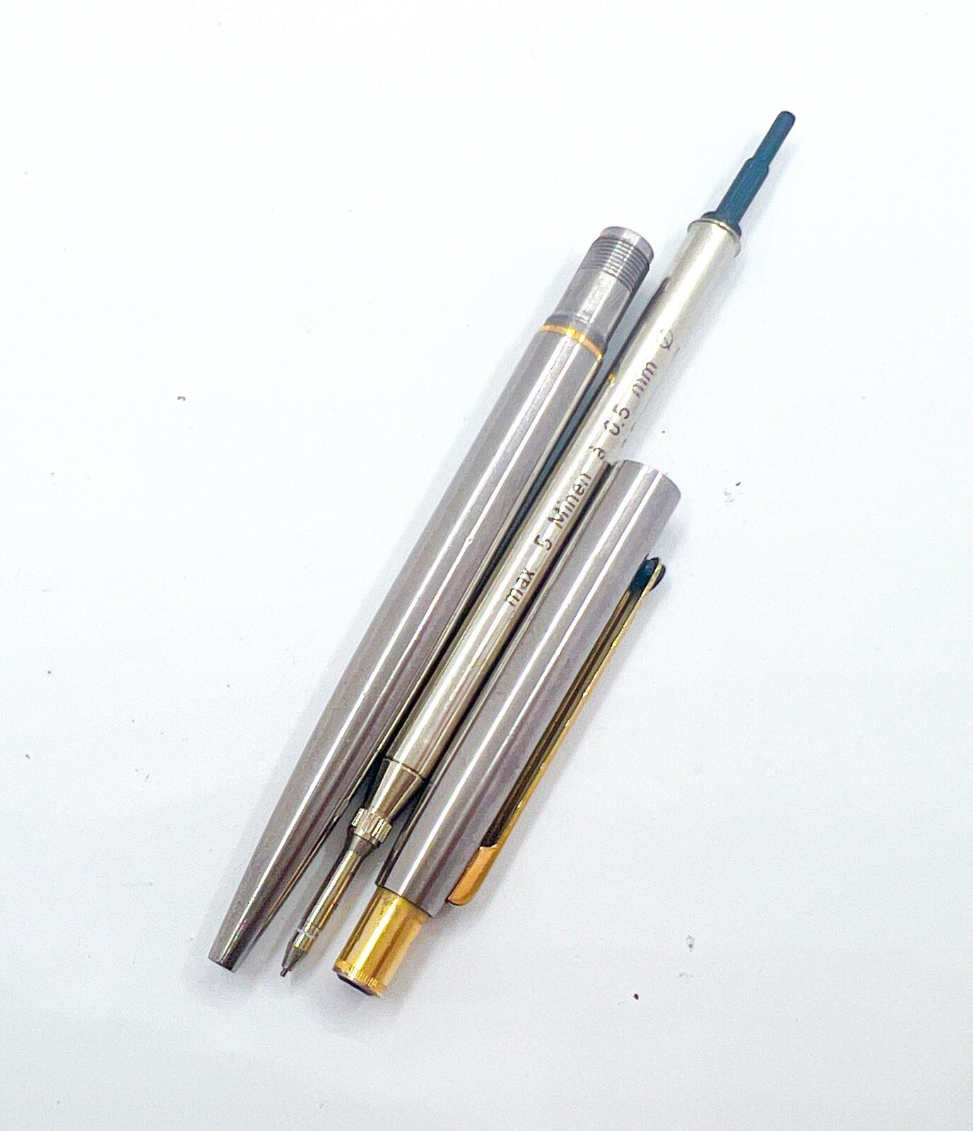 Montblanc Noblesse Titanium Plated Mechanical Pencil 0.5 0.5mm Metal Functional
