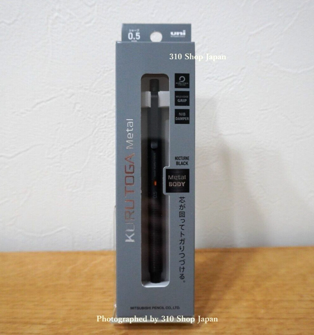 Kuru Toga Metal Mechanical Uni M5KH1P-24 Pencil Nocturne Black 0.5mm Mitsubishi