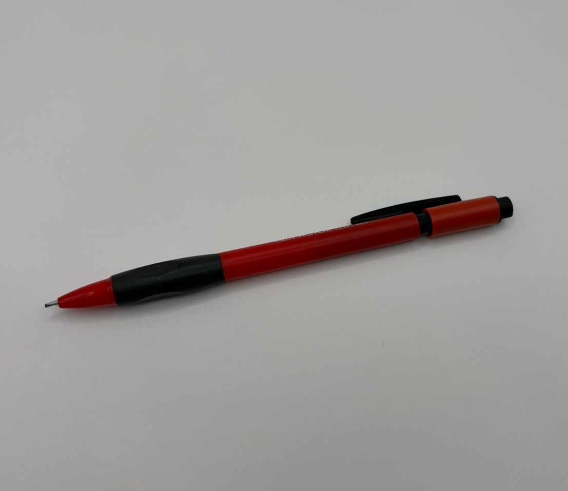 Rare Vintage Pilot Actor Automatic Mechanical Pencil Red Black Discontinued