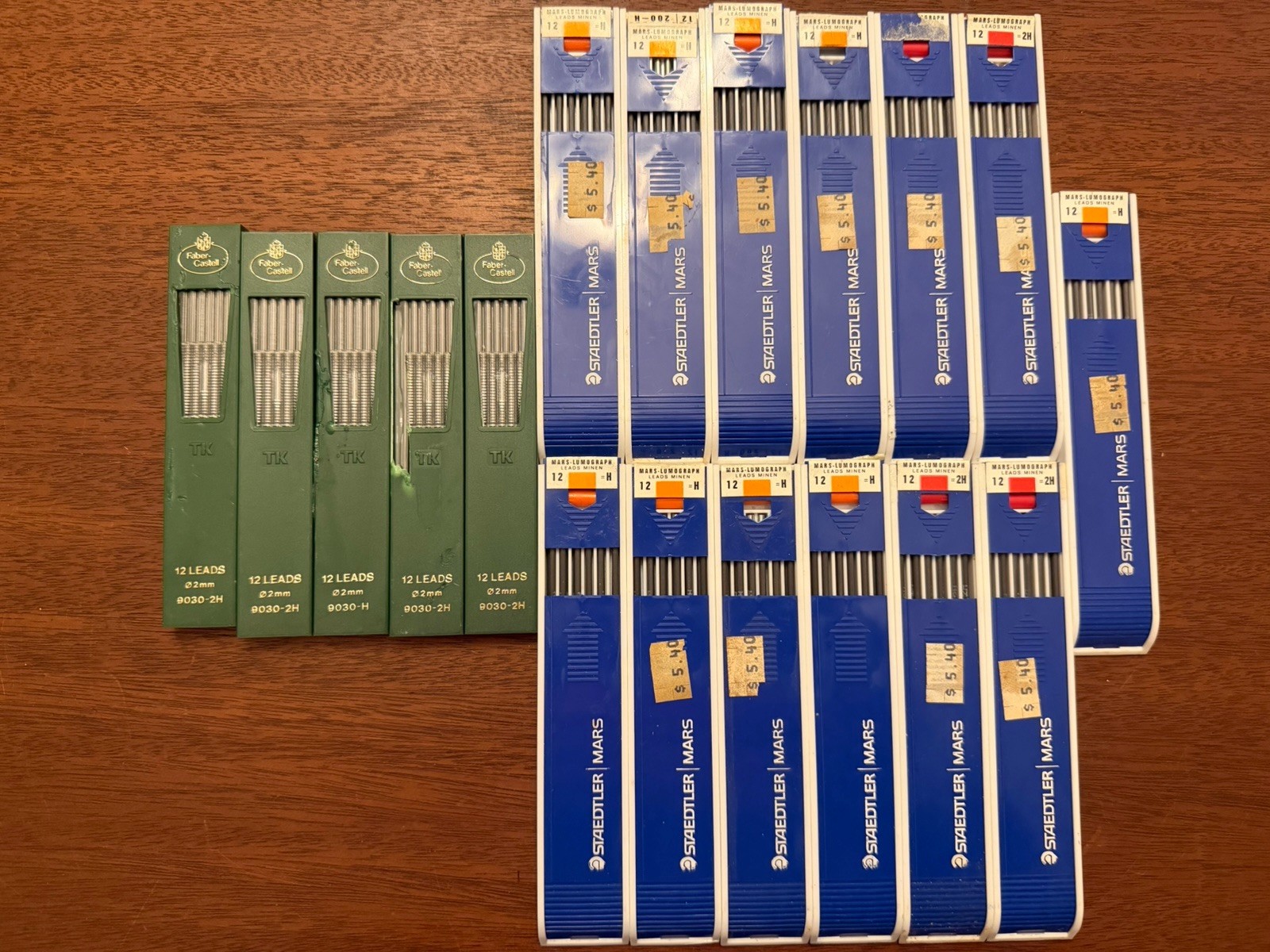Staedtler Mars & Faber-Castell TK Leads – 0.2mm, H/2H