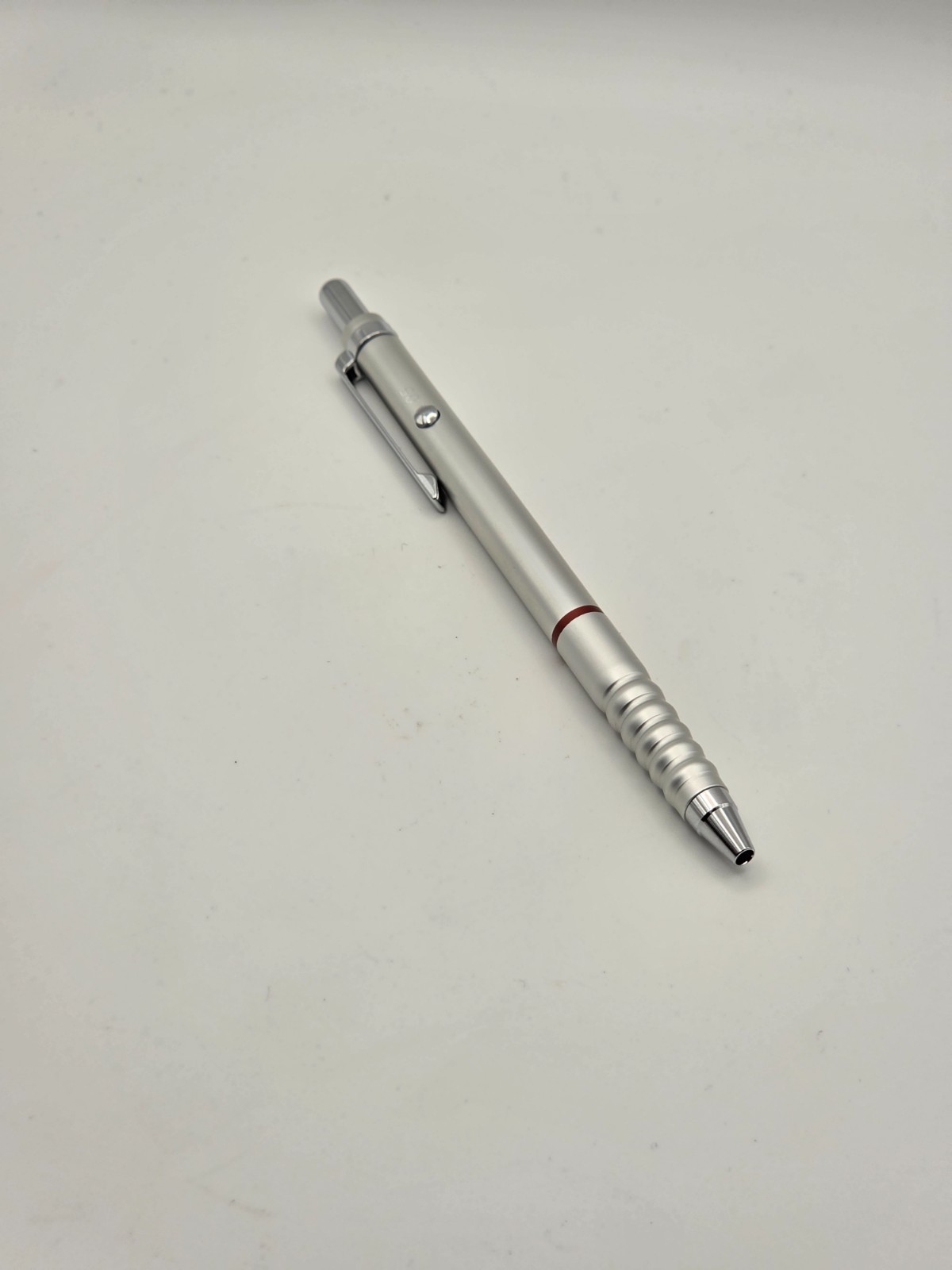 Vintage Rotring Tikky Double Push 0.5mm Mechanical Pencil Silver Matte Boxed