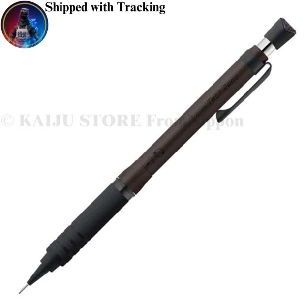Zebra Tect 2Way RO 0.5mm Mechanical Pencil Graphite Black Knurled Model