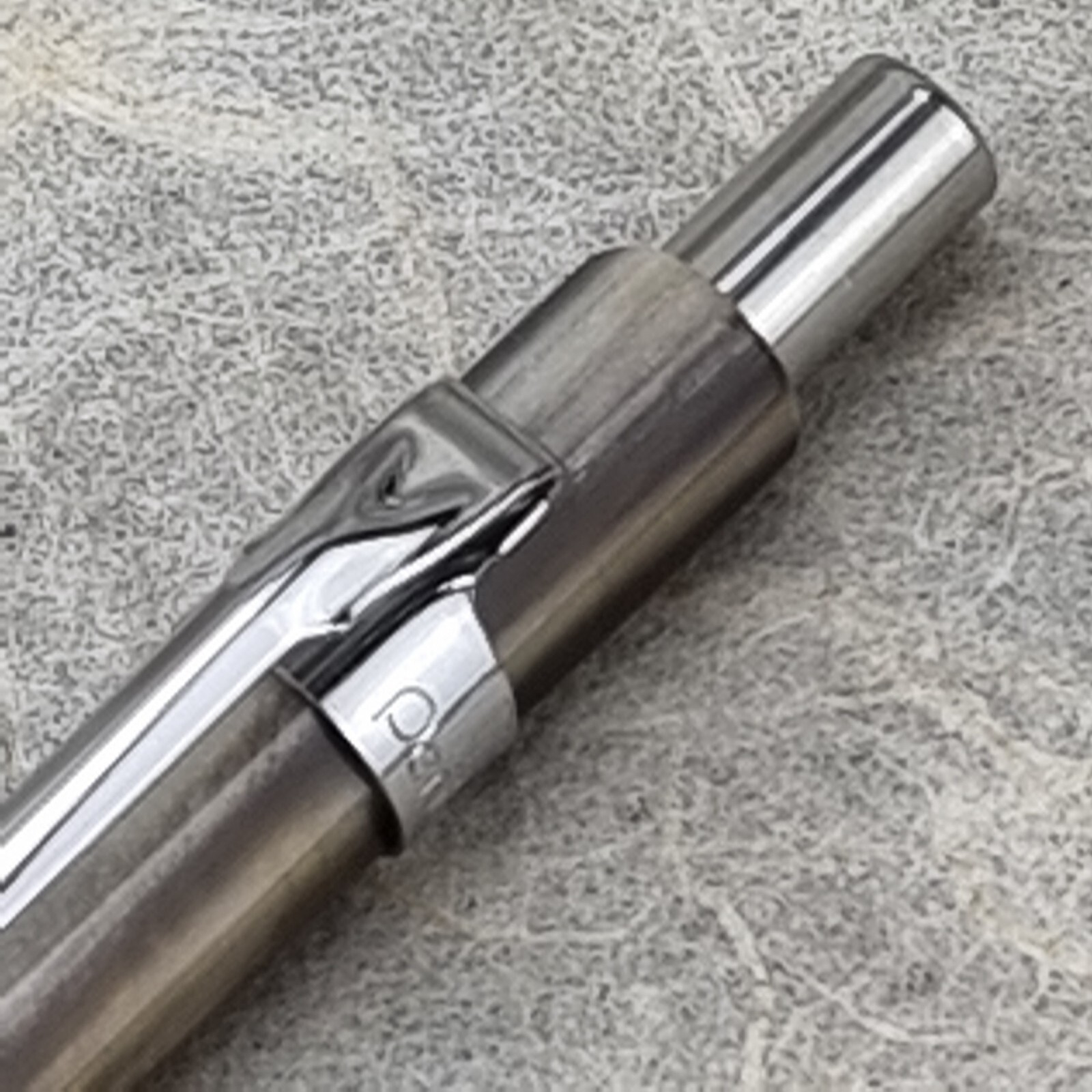 Hand Crafted Pentel P-205(0.5mm) Mechanical Pencil with Octagonal Buffalo Barrel