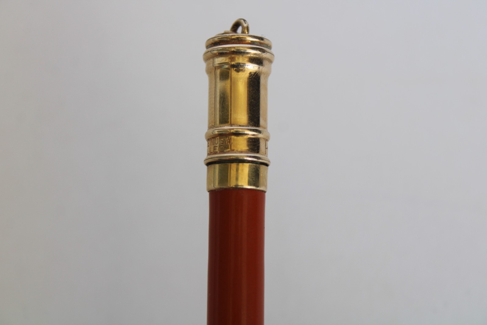 Vintage 1920’s Parker Orange Mechanical Twist Pencil (4.75″)