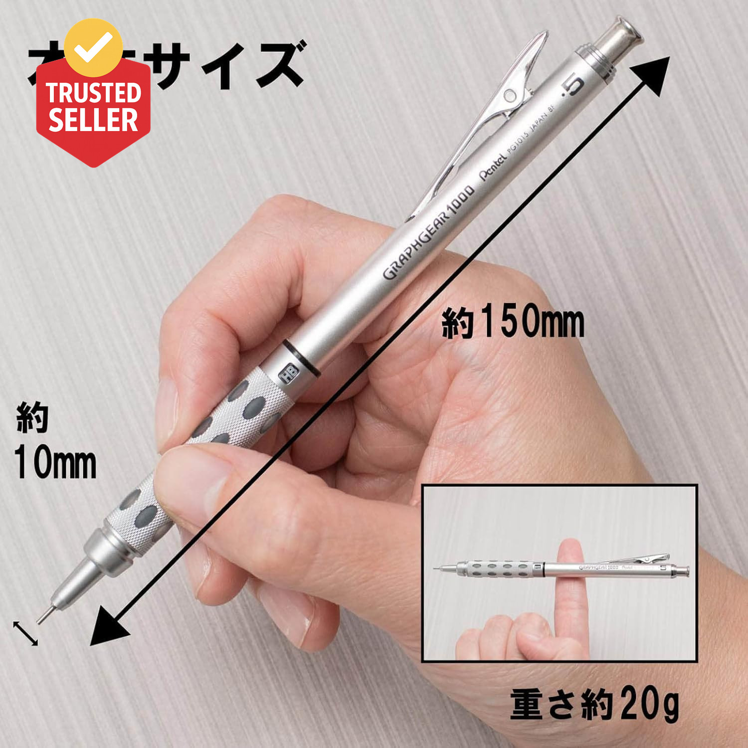 Graph Gear 1000 Mechanical Pencil, 0.5Mm (PG1015)