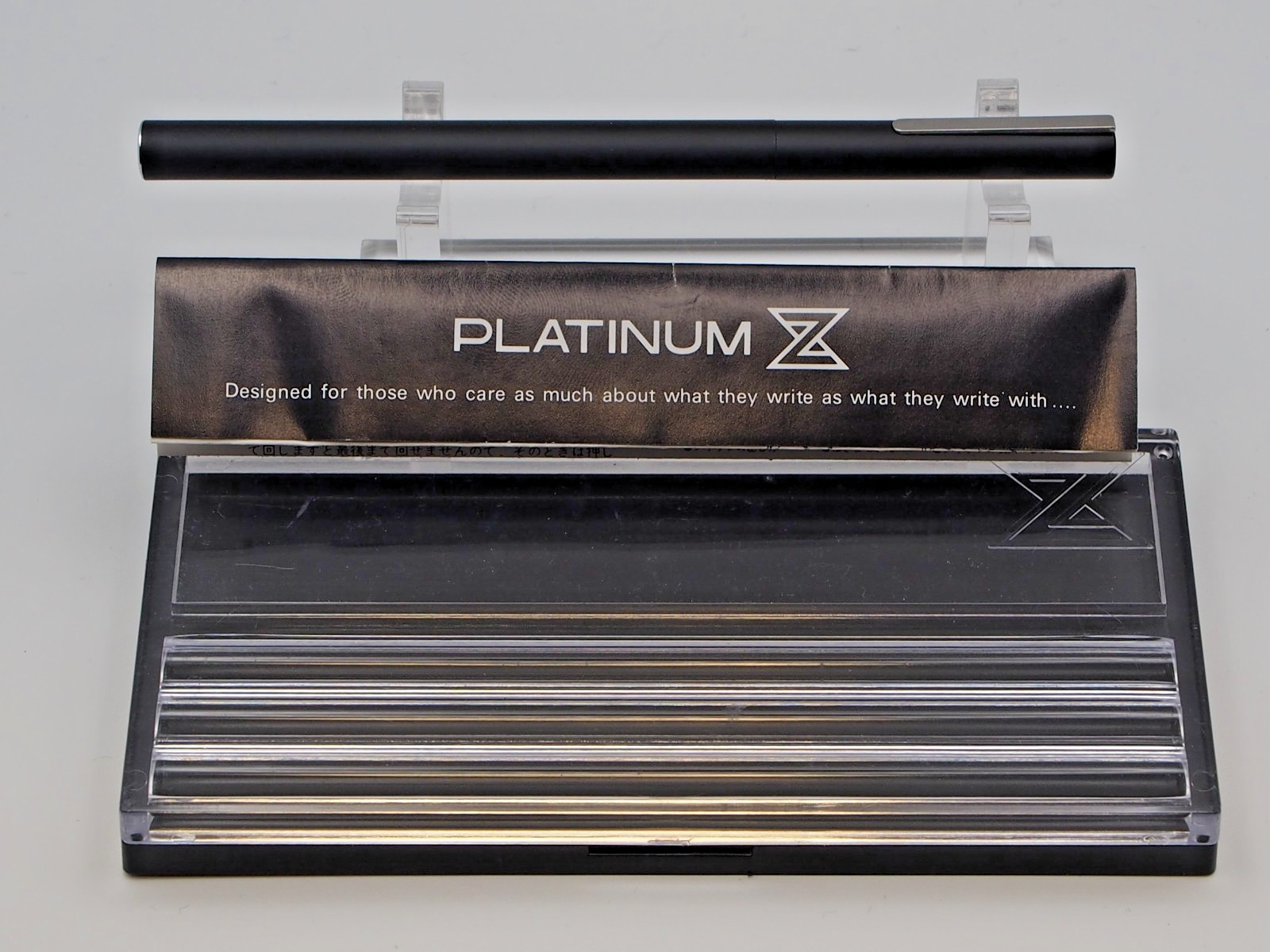 PLATINUM Z 0.5mm Mechanical Pencil Black MoMA Vintage Rare Near Mint Japan w/Box