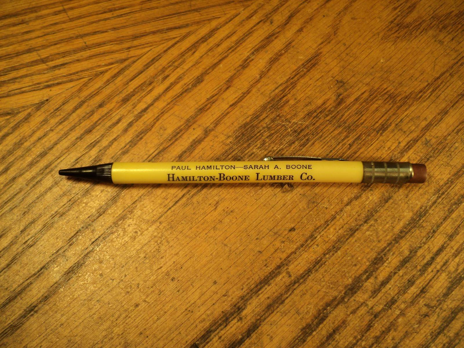 Vintage Mechanical Pencil Hamilton-Boone Lumber High Point NC Sample No. 486