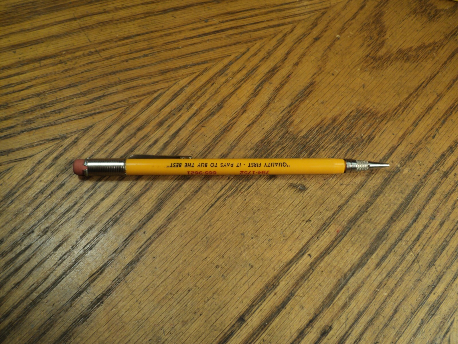 Vintage Durolite Mechanical Pencil Motor Parts & Bearing Co 5-1/2″ Long