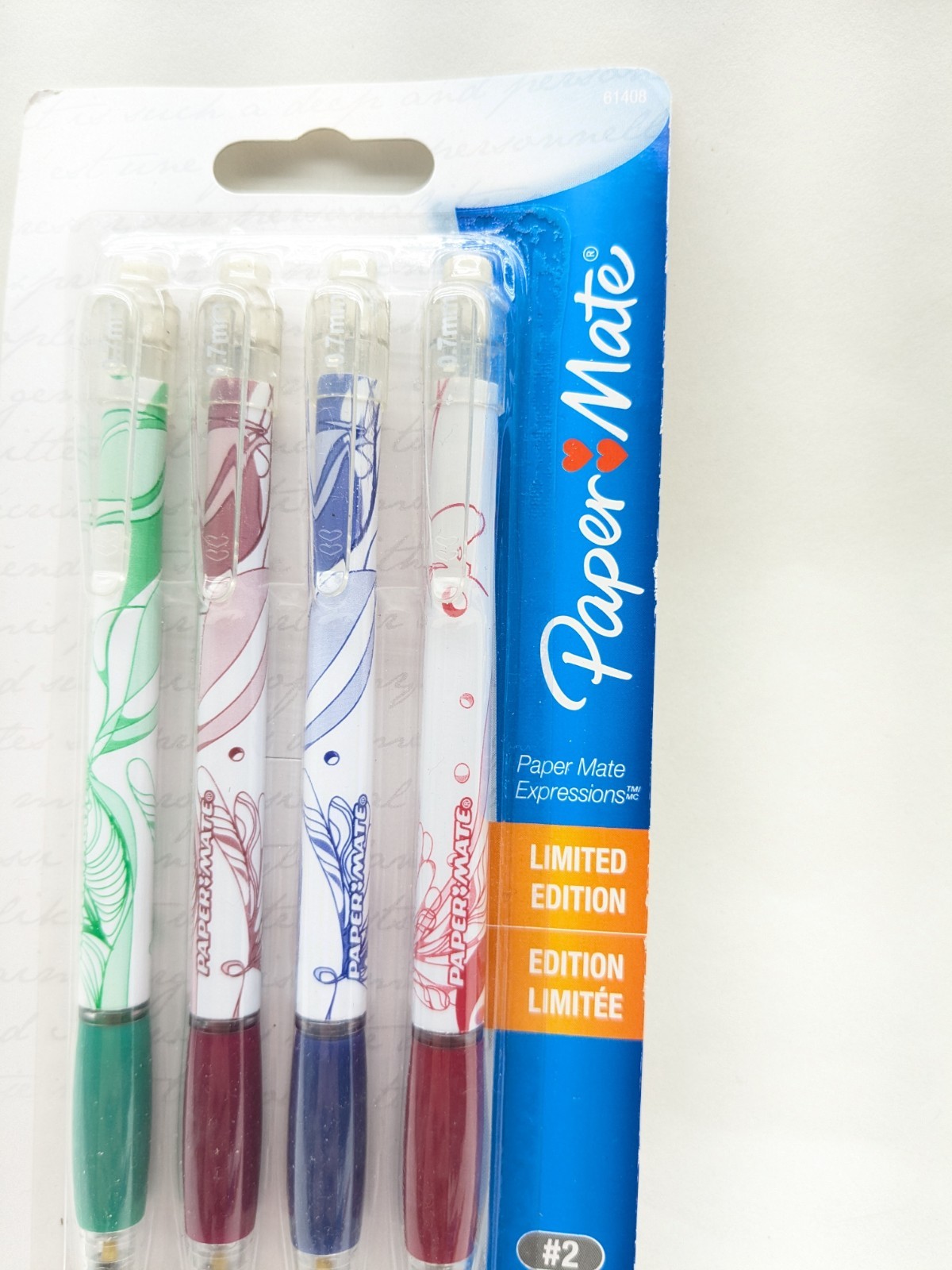Paper Mate EXPRESSIONS Mechanical Click Pencil HB #2 0.7 mm 61408 New Limited Ed