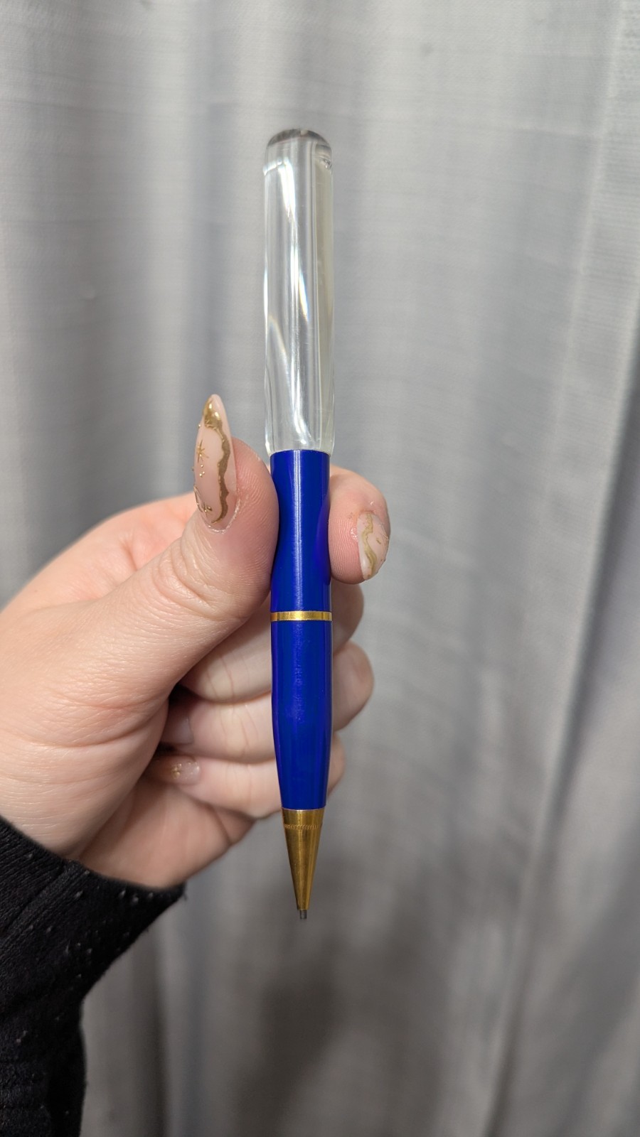 The Marvel Two-in-one Magnifier And Mechanical Pencil Vintage Blue