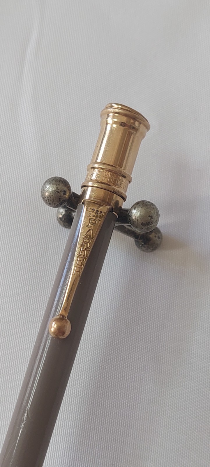 Vintage Parker Duofold 1920s Grey Mechanical Pencil