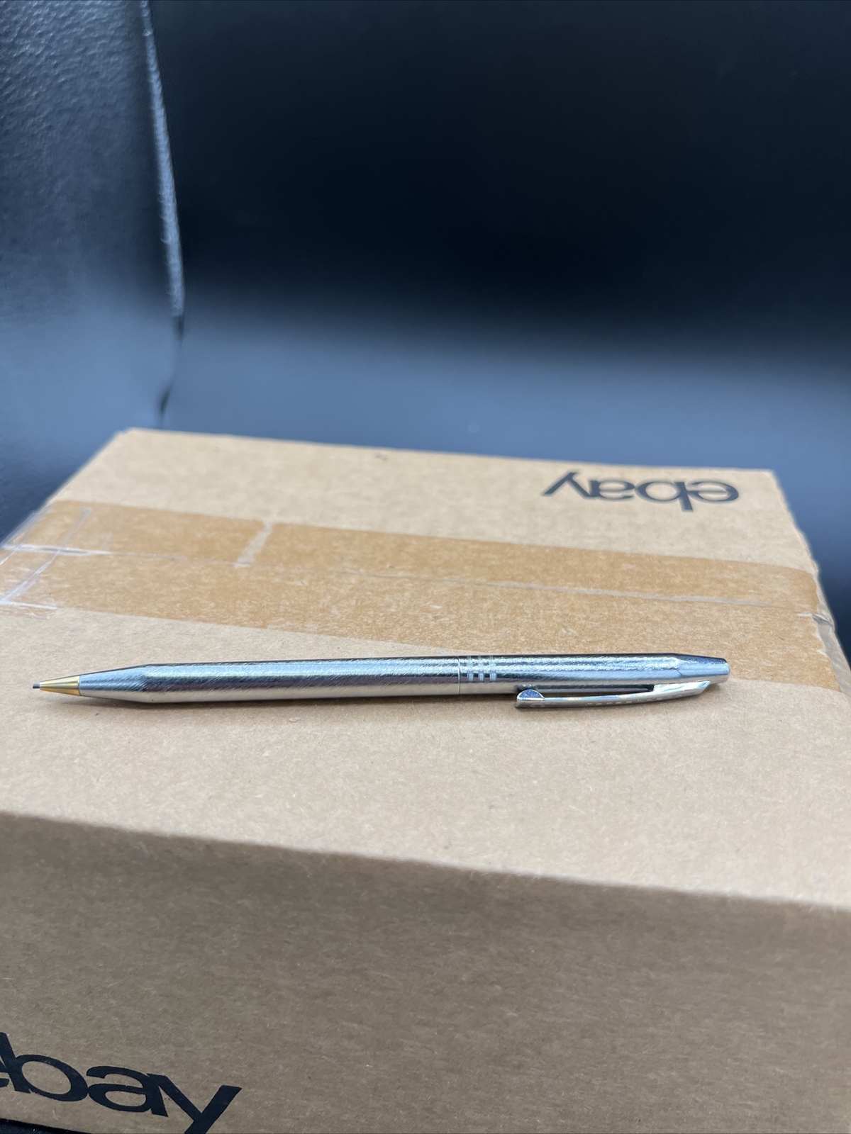 Vintage Brushed Silver color Centennial USA mechanical pencil